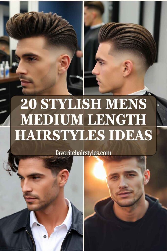 Mens Medium Length Hairstyles Ideas