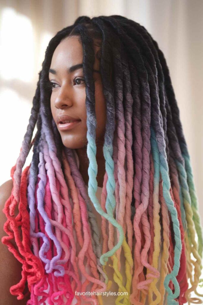 Ombre Butterfly Locs