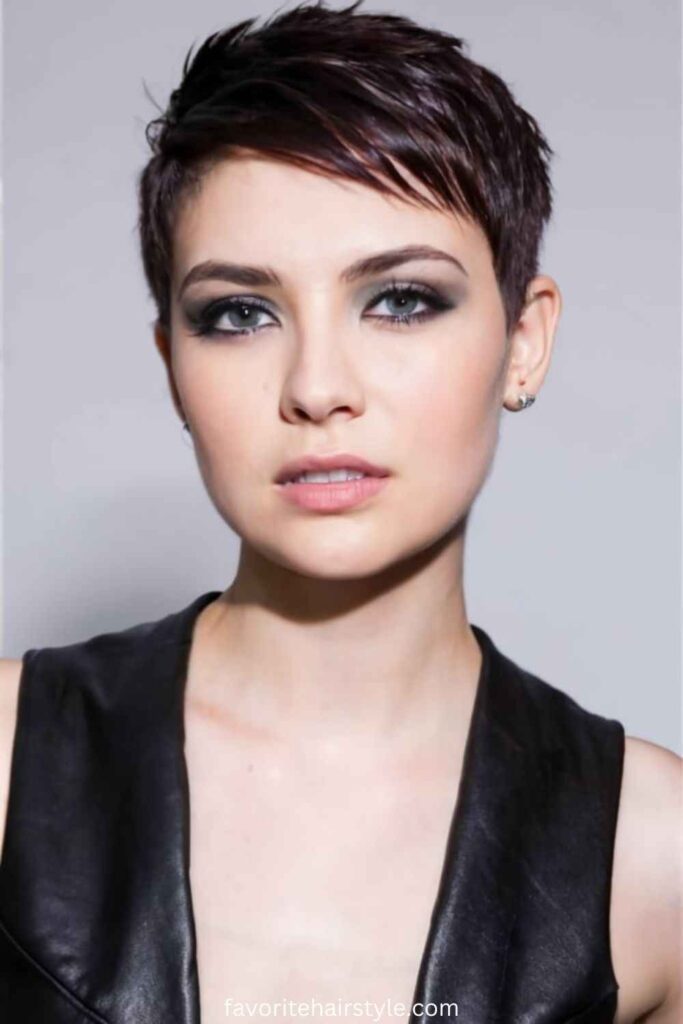 Side Shaved Hairstyles For Thin Hair Ideas Pixie Cut with Side Shave