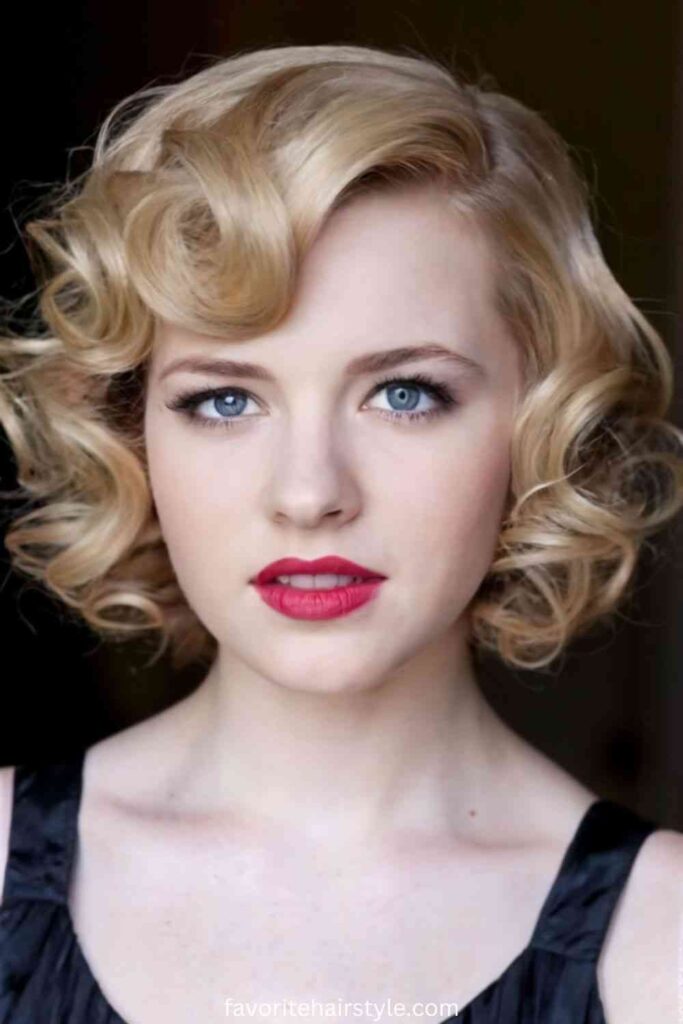 Vintage Hairstyles For Short Hair Ideas Retro Curls