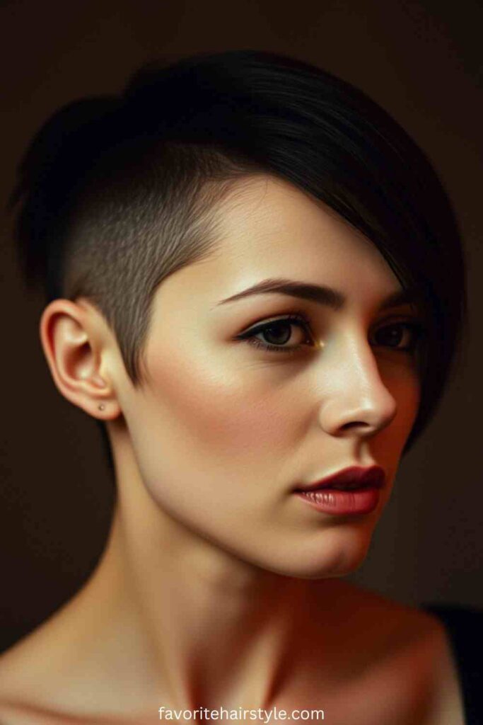 Shaved Undercut Bob