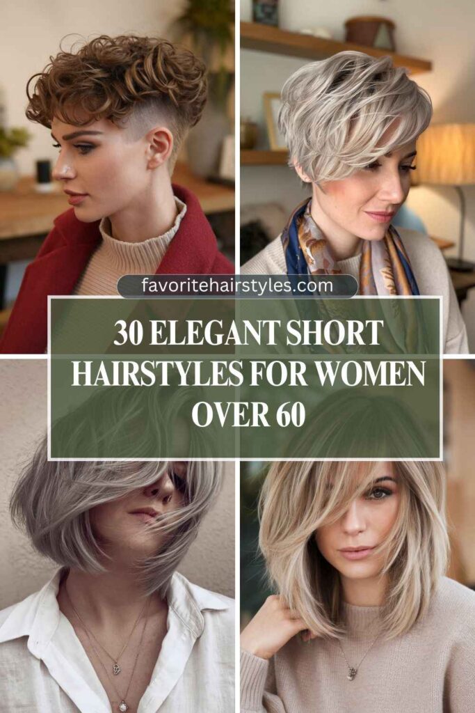 Short Hairstyles For Women Over 60