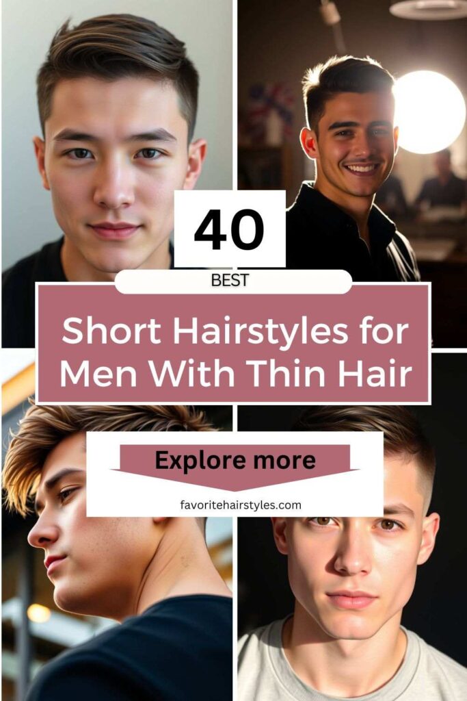 Short Hairstyles for Men With Thin Hair