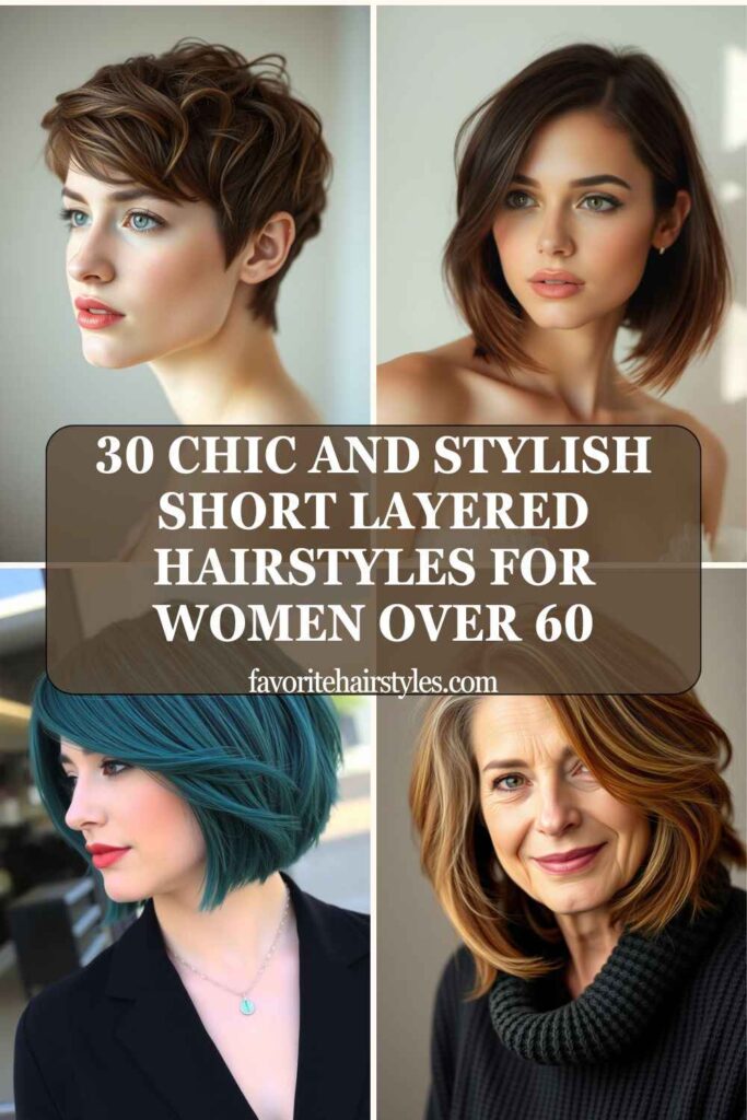 Short Layered Hairstyles For Women Over 60