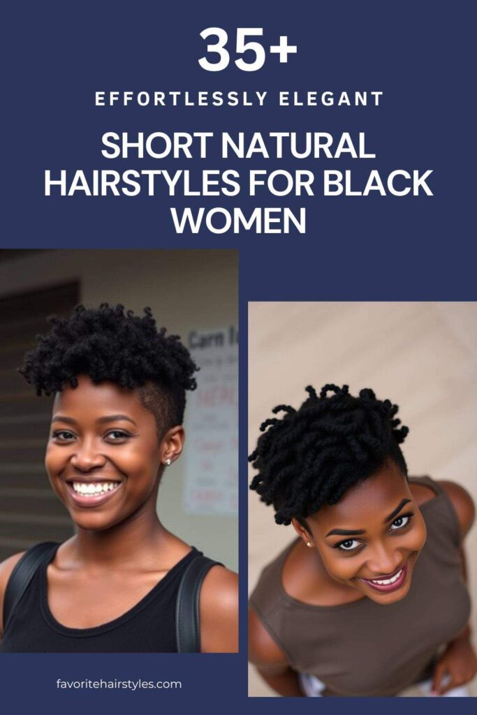 Short Natural Hairstyles for Black Women