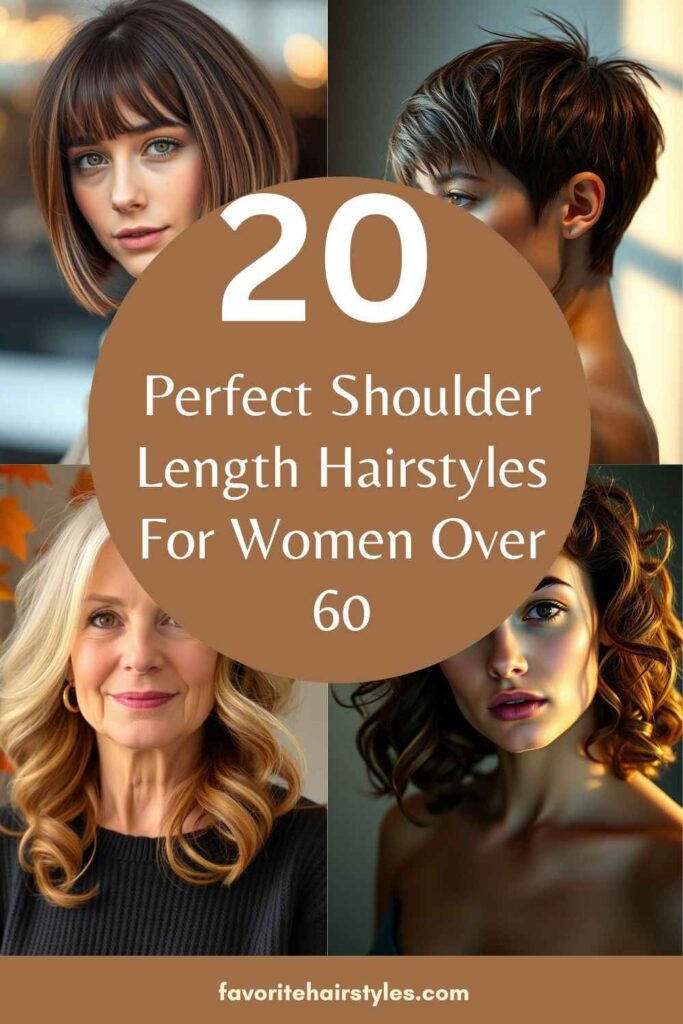 Shoulder Length Hairstyles For Women Over 60