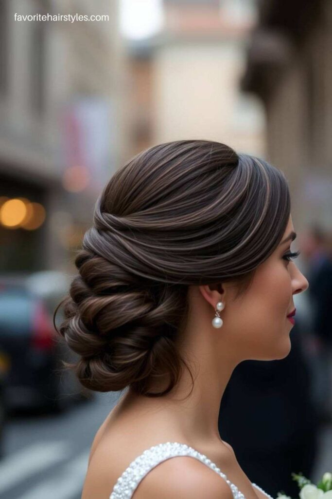 Sleek and Polished Half-Up