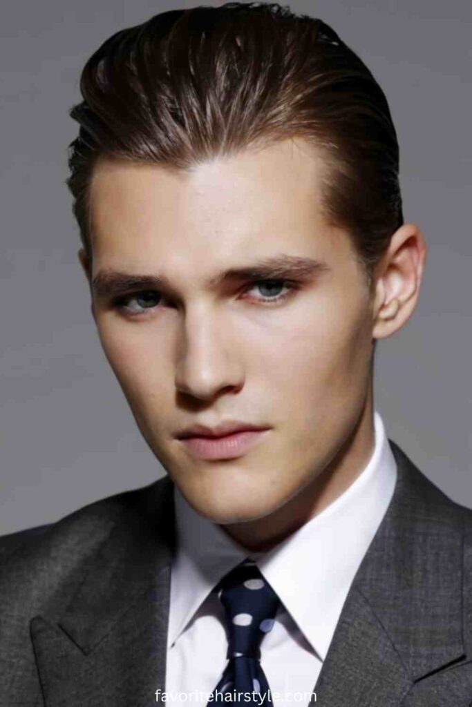 Vintage Hairstyles For Men Ideas Slicked-Back Hairstyles