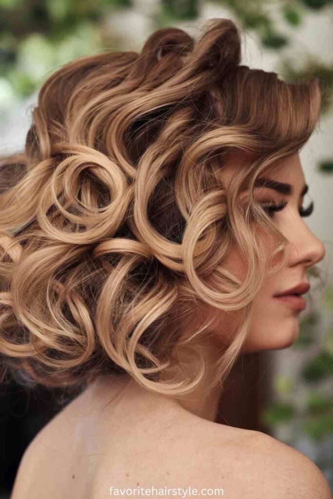 Vintage Hairstyles For Medium Hair Ideas Soft Brushed-Out Curls