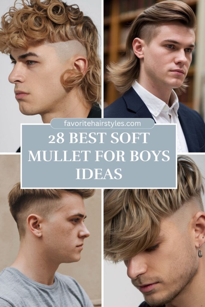 Soft Mullet For Boys Ideas