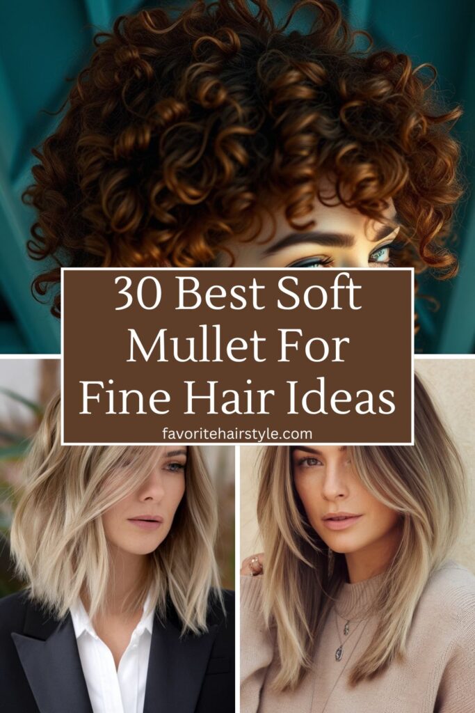 Soft Mullet For Fine Hair Ideas