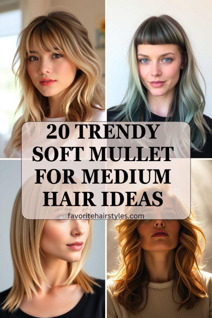 Soft Mullet For Medium Hair Ideas