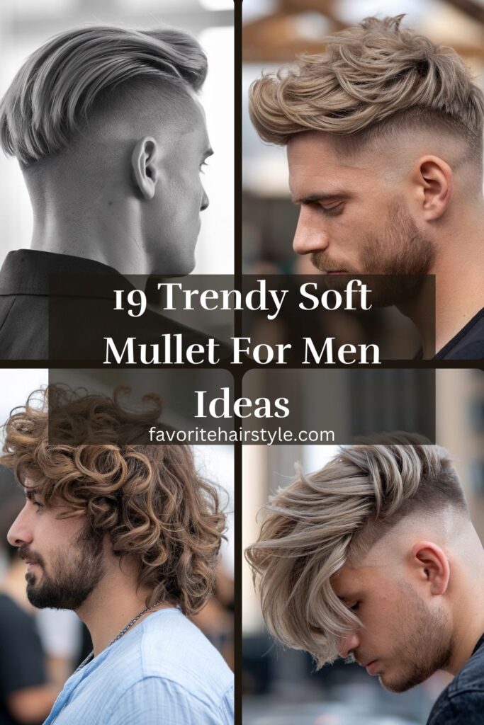 Soft Mullet For Men Ideas