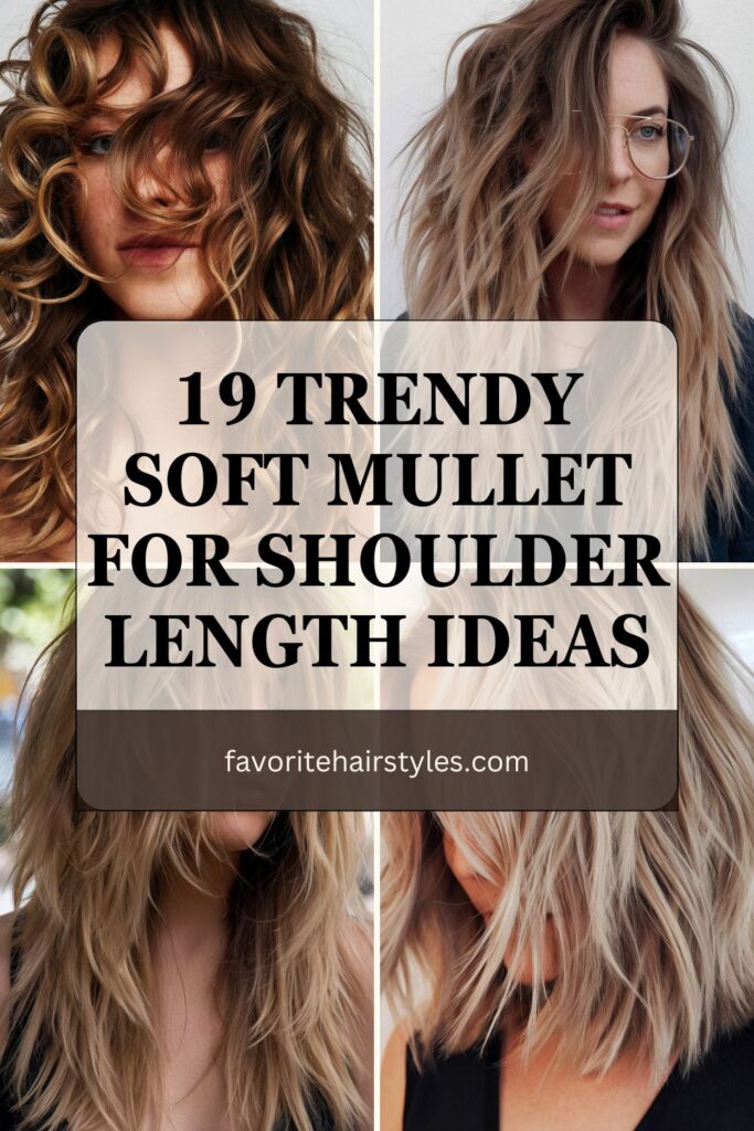 Soft Mullet For Shoulder Length Ideas