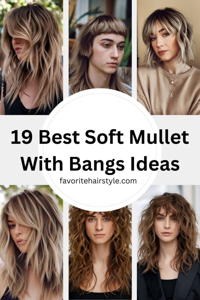 Soft Mullet With Bangs Ideas