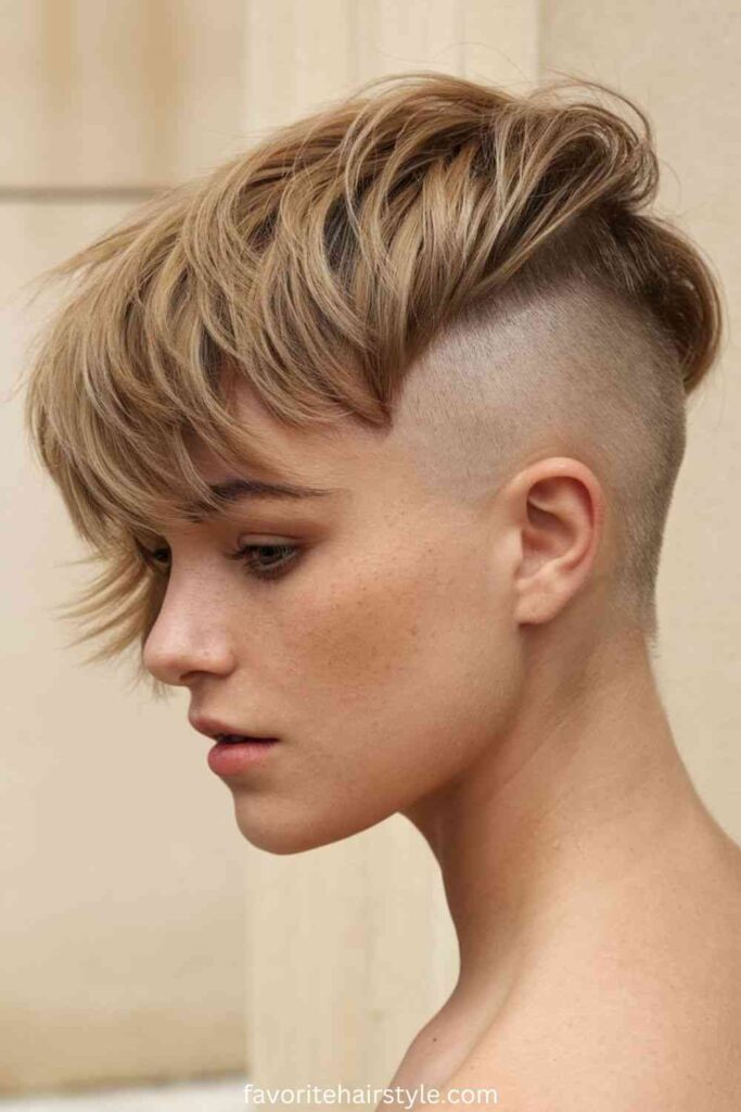 Stacked Undercut Bob