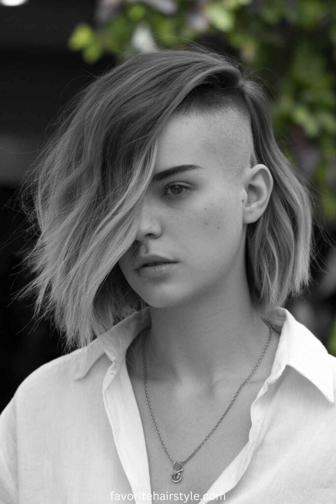 Stacked Undercut Bob