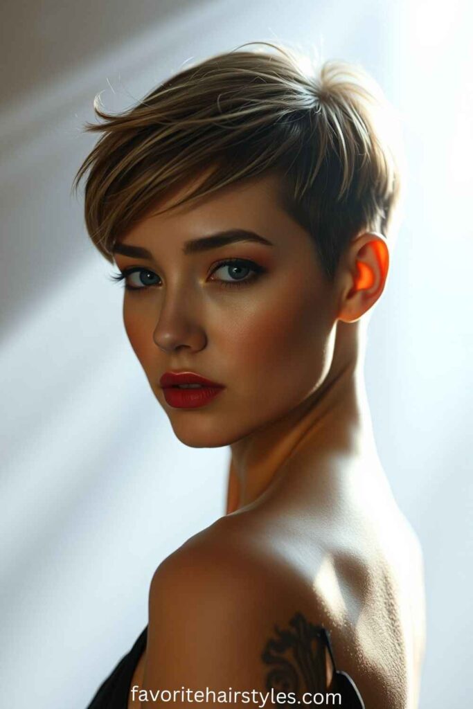 Tapered Pixie Cut