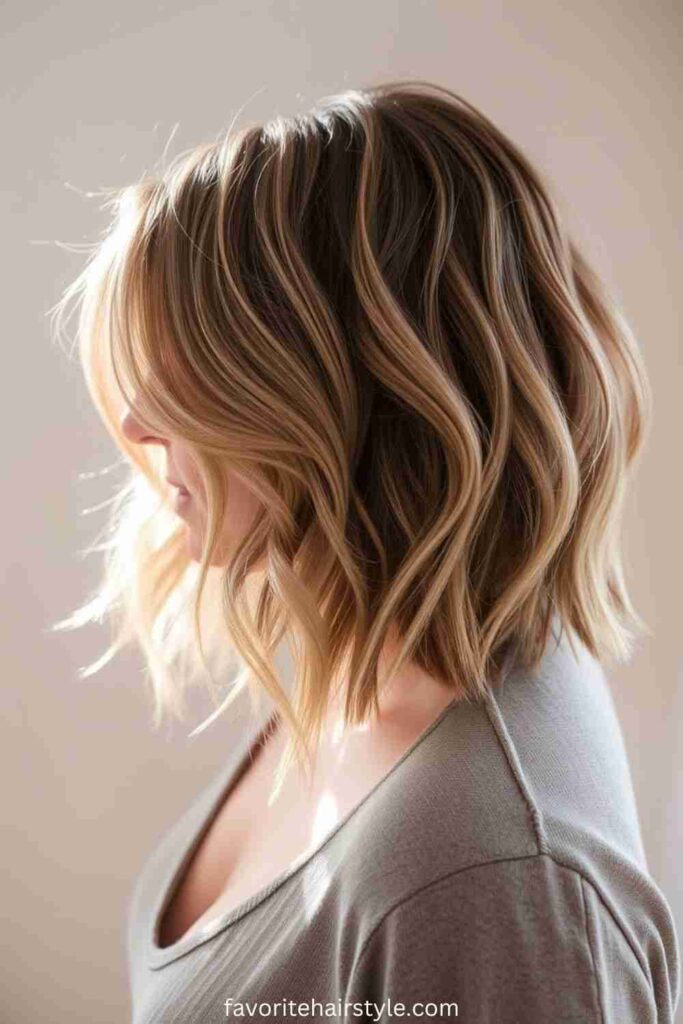 Bob Hairstyles For Thick Hair Ideas Textured Lob