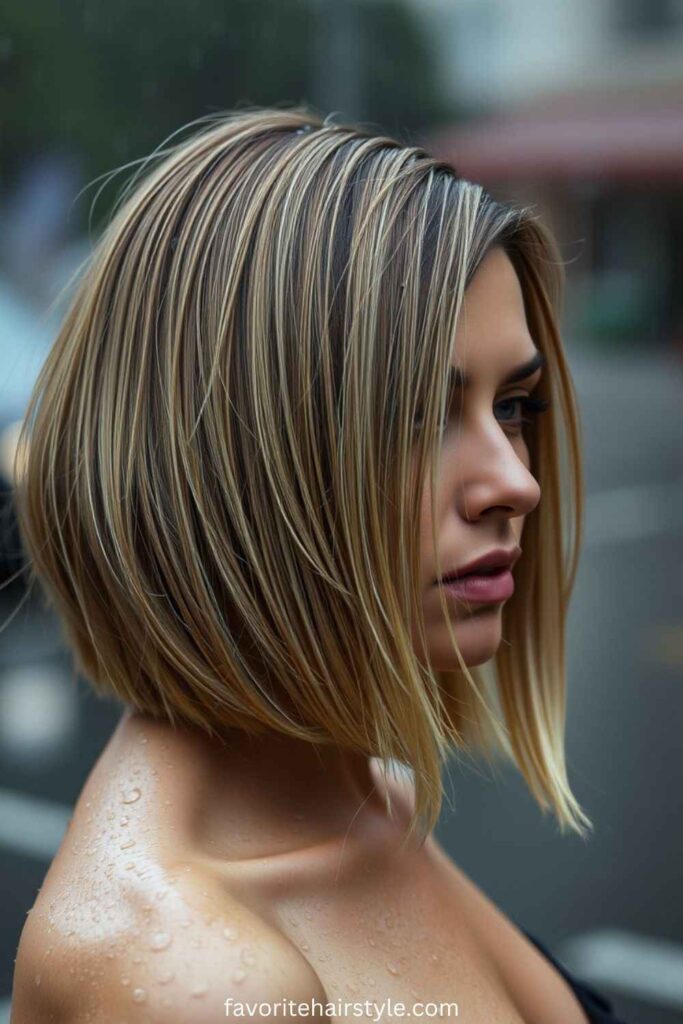 Textured Long Bob