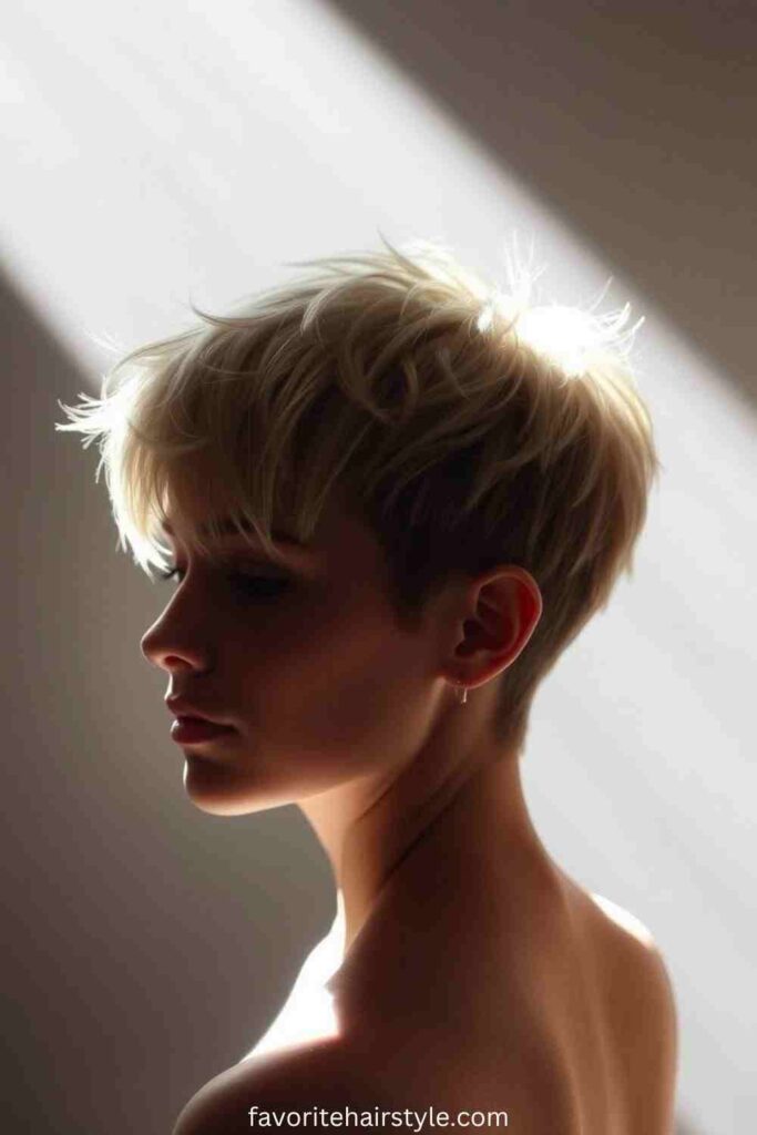 Grunge Hairstyles For Fine Hair Ideas Textured Pixie Cut