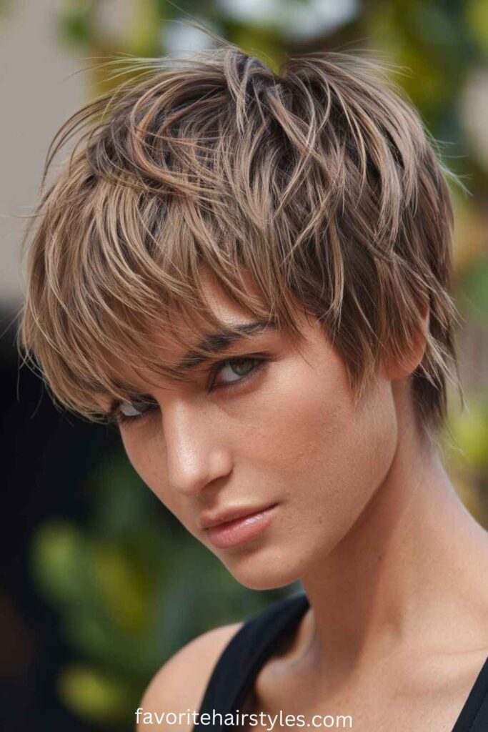 Textured Pixie Cut