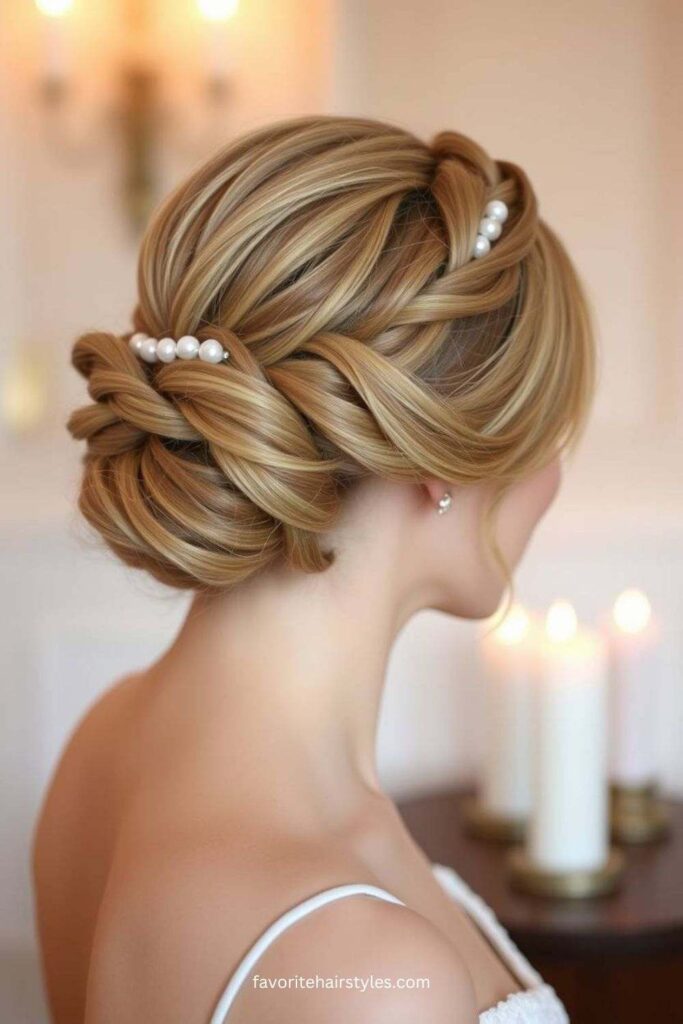 Twisted Crown Updo