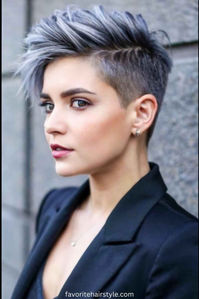 Side Shaved Hairstyles For Thick Hair Ideas Undercut Side Shave with Pixie Cut