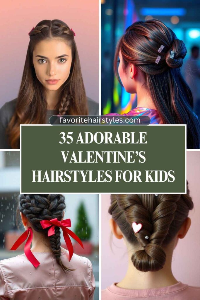 Valentine’s Hairstyles for Kids