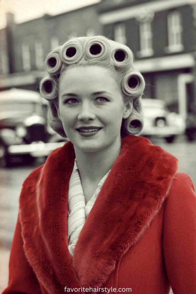 Vintage Hairstyles For Shoulder Length Ideas Victory Rolls