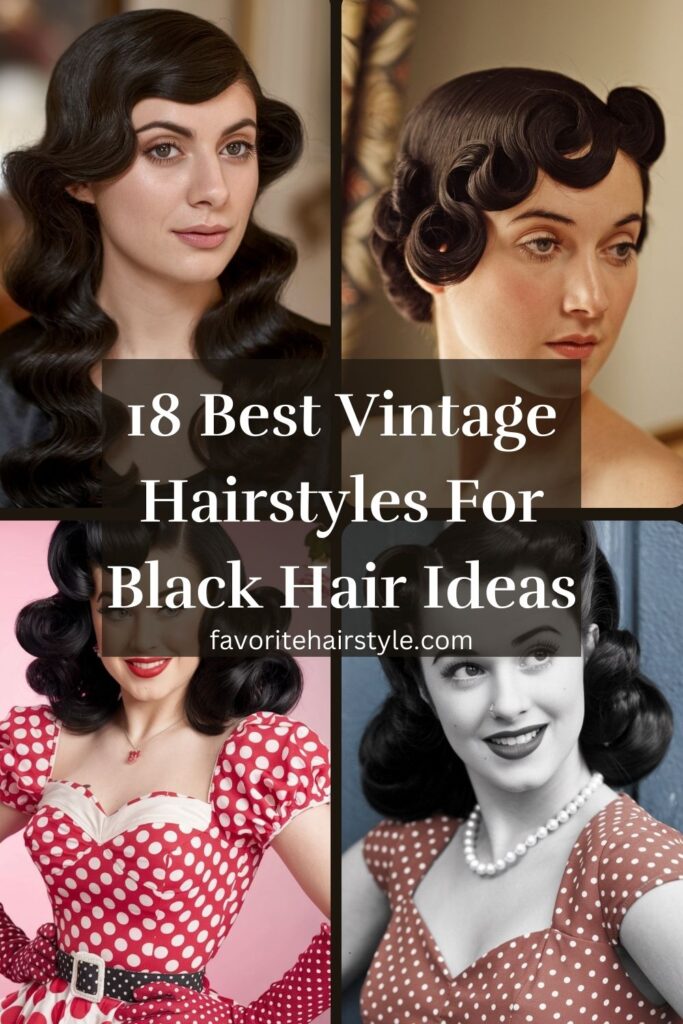 Vintage Hairstyles For Black Hair Ideas