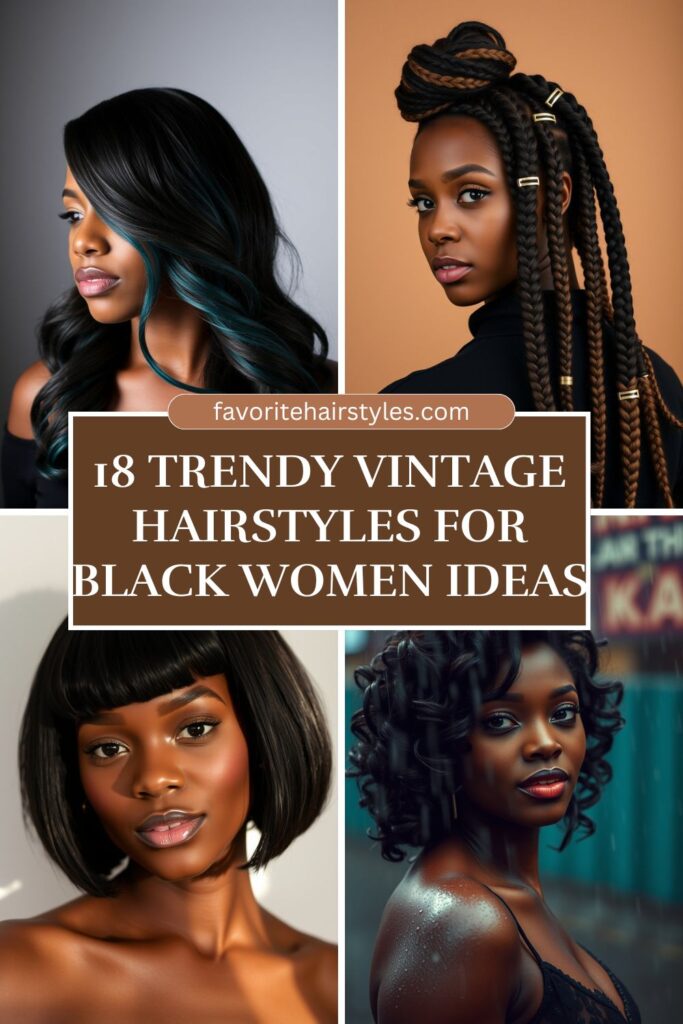 Vintage Hairstyles For Black Women Ideas