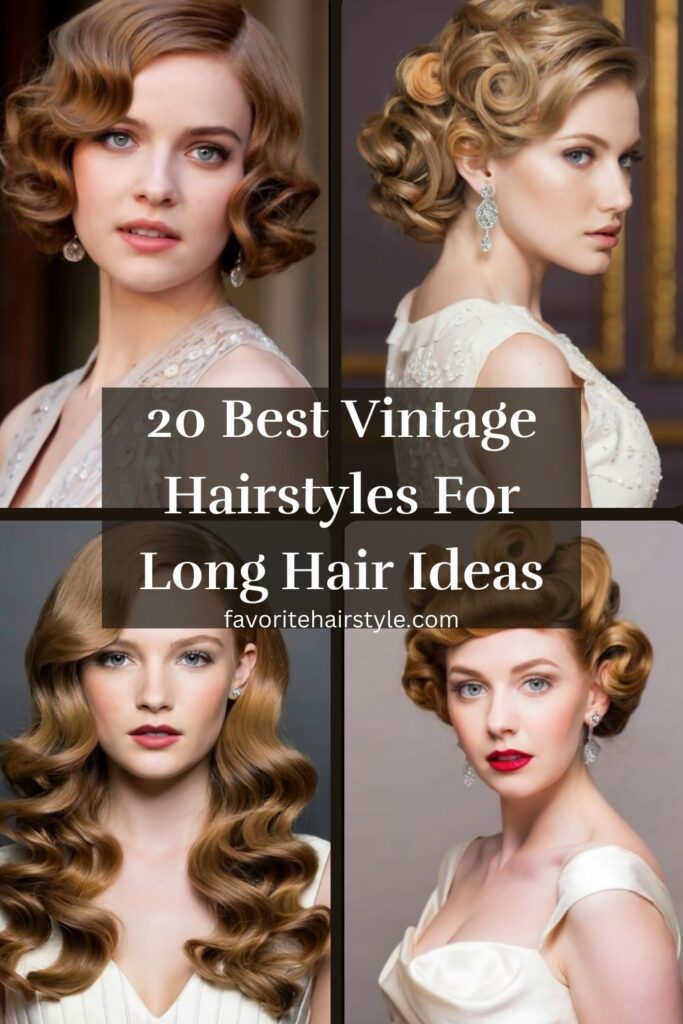 Vintage Hairstyles For Long Hair Ideas