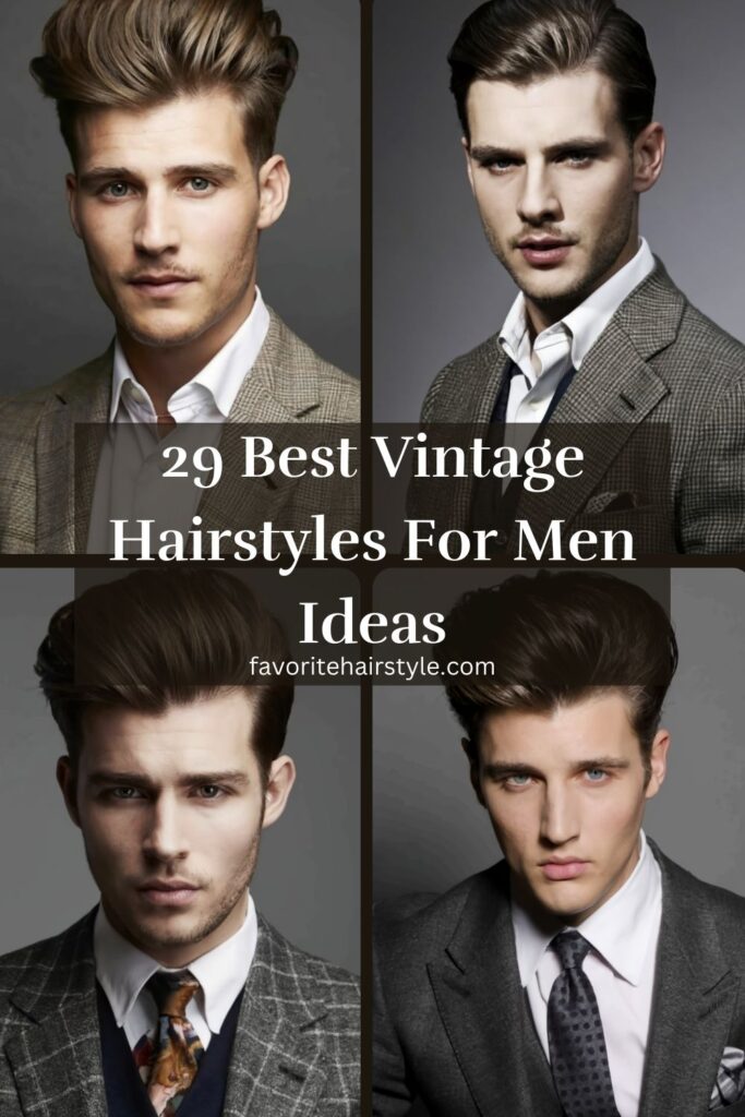 Vintage Hairstyles For Men Ideas