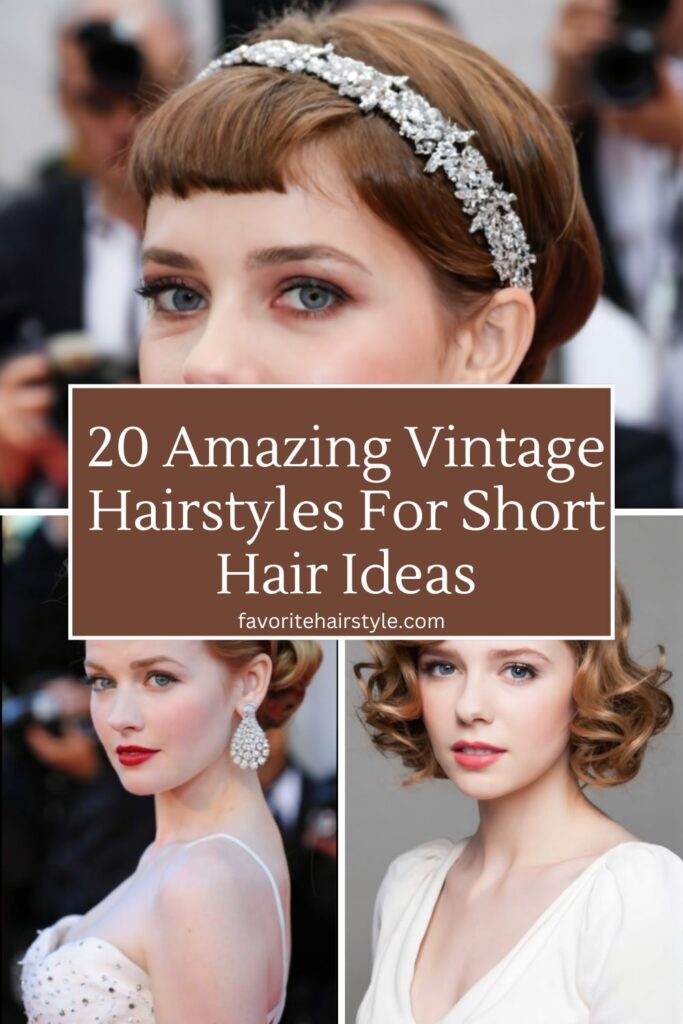 Vintage Hairstyles For Short Hair Ideas