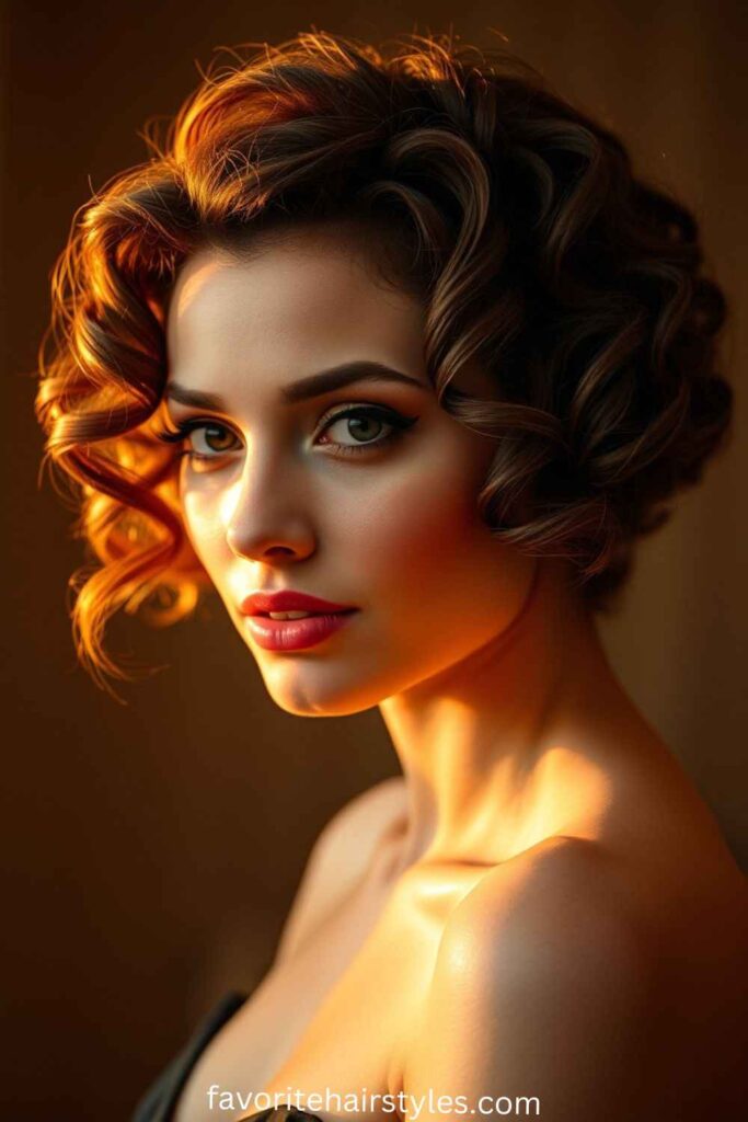 Vintage-Inspired Curls