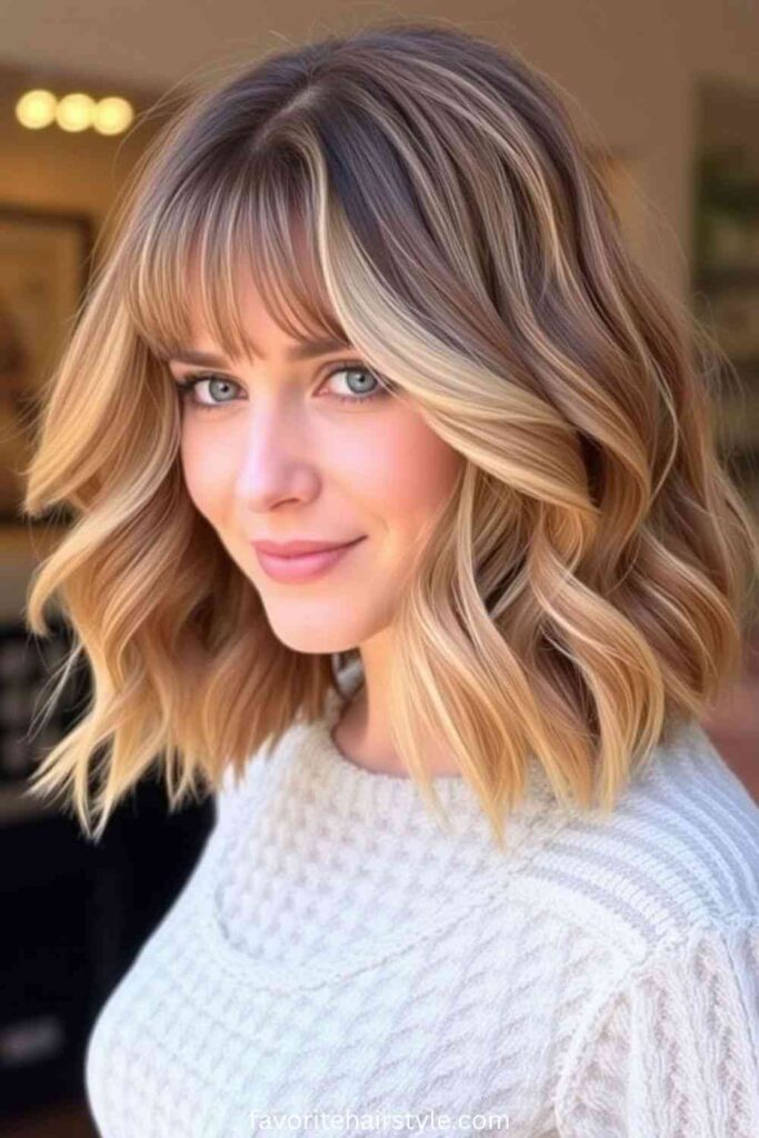 Wavy Fringe Bob