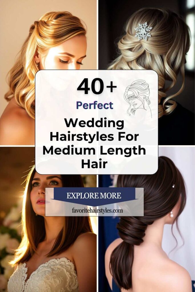 Wedding Hairstyles For Medium Length Hair