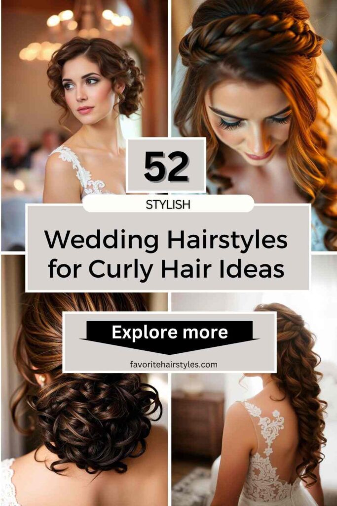 Wedding Hairstyles for Curly Hair