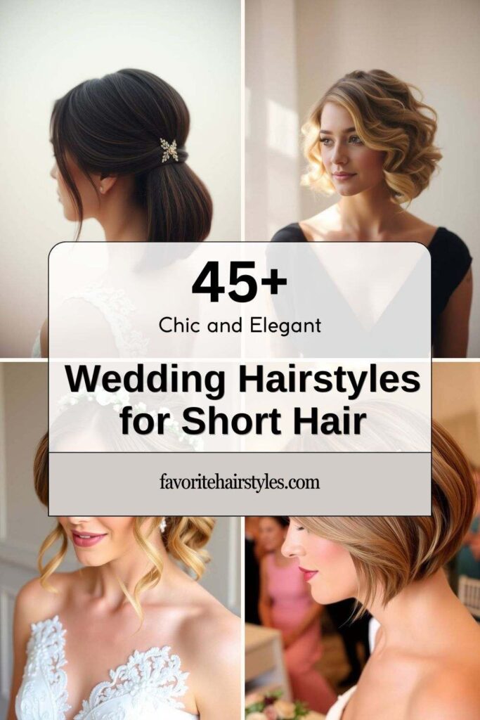 Wedding Hairstyles for Short Hair