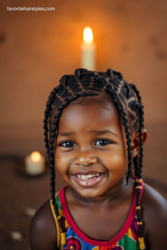 Zigzag and Curved Cornrows