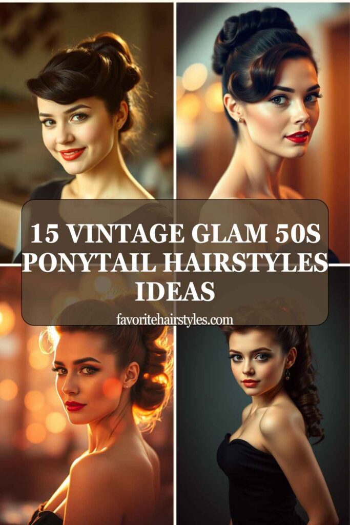 50s Ponytail Hairstyles Ideas