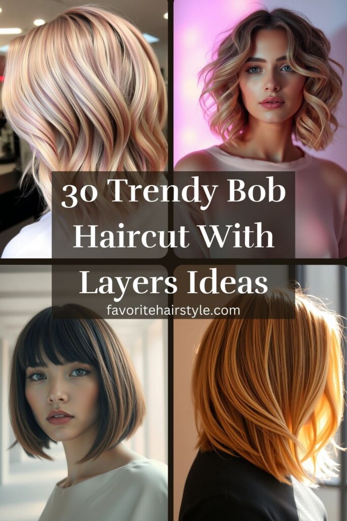 Bob Haircut With Layers Ideas