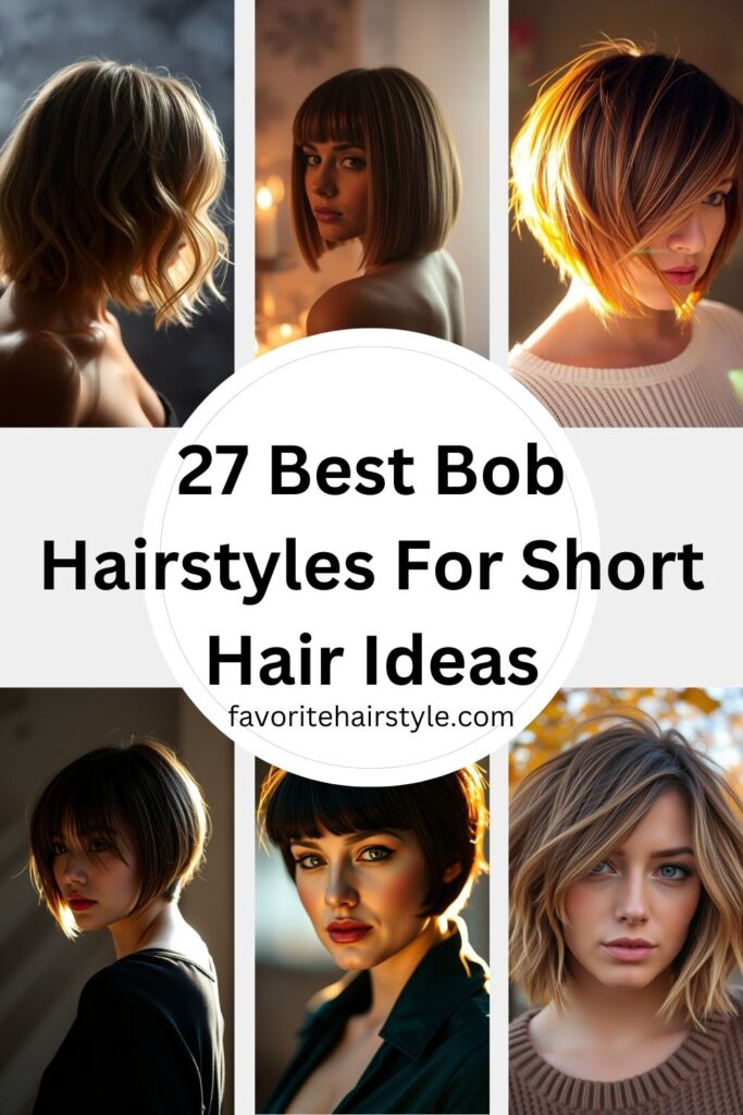 Bob Hairstyles For Short Hair Ideas