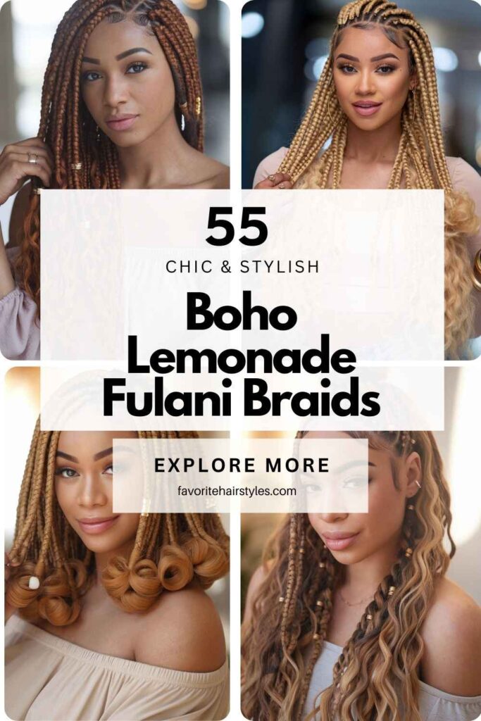 Boho Lemonade Fulani Braids