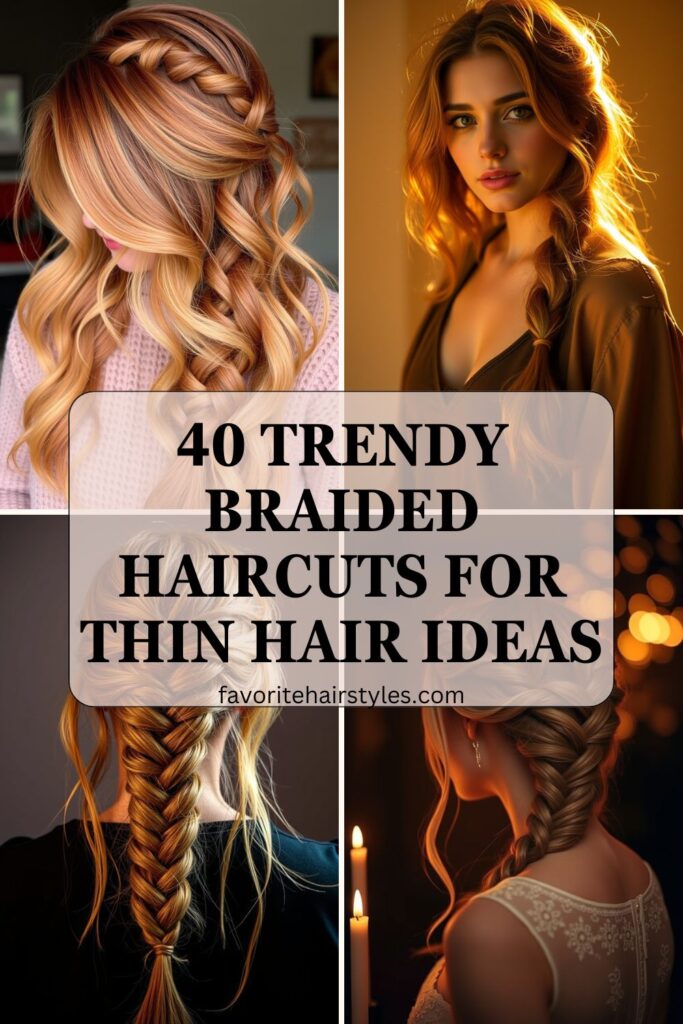 Braided Haircuts For Thin Hair Ideas