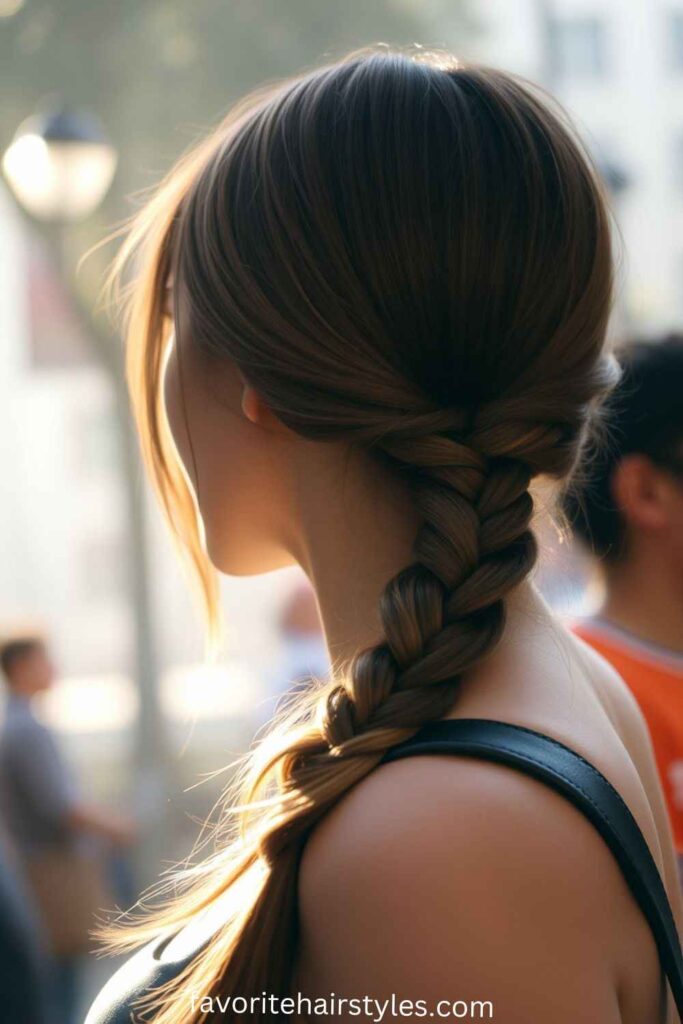 Braided Low Ponytail