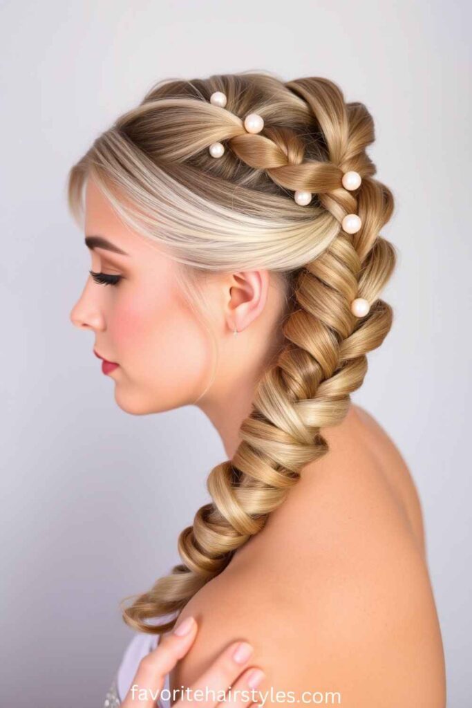 Bubble Braid Ponytail