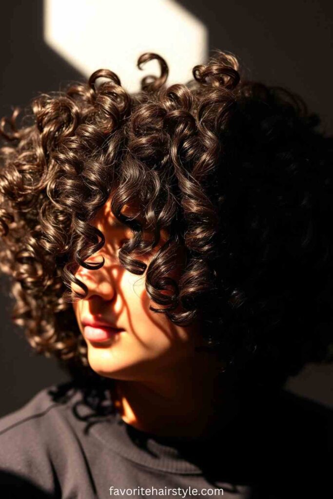 Korean Haircuts For Thin Hair Ideas C-Curl Perm