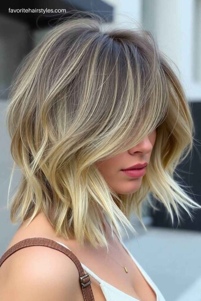 Classic Balayage Wolf Cut